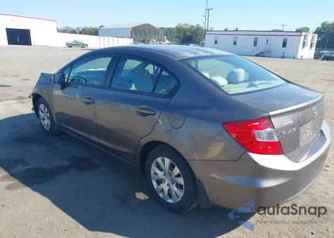 2012 Honda Civic Lx from USA, damaged, VIN 2HGFB2F50CH577986